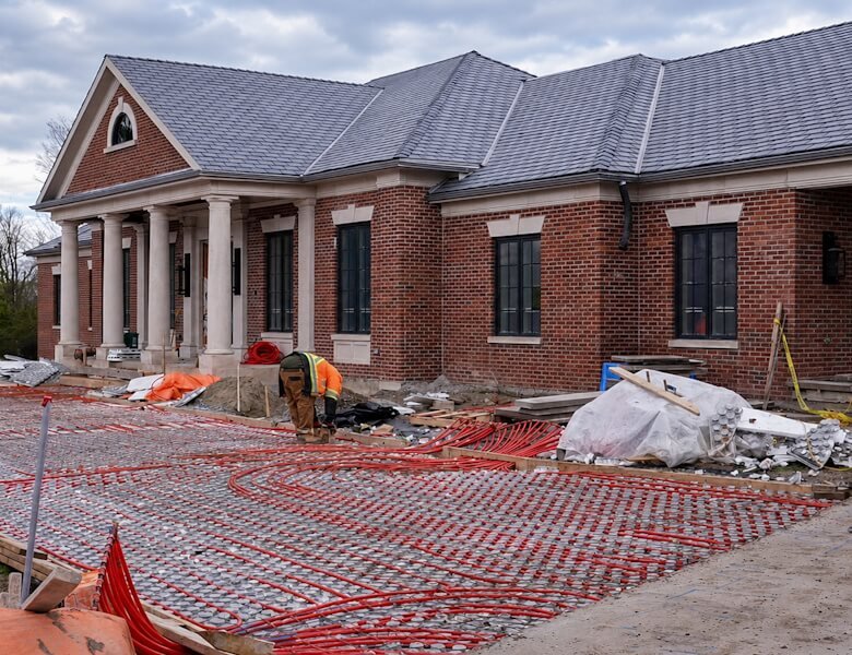 hydronic heated driveways